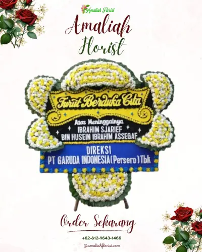 Papan Bunga Duka di Pontap