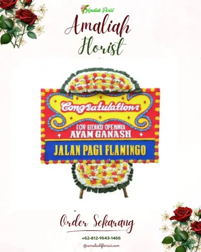 Bunga Papan Congratulation di Pontap